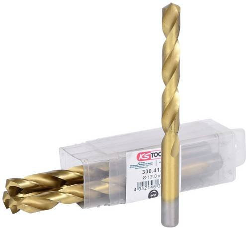 KS Tools HSS TiN Metall-Spiralbohrer-Set in Gold, 12 mm, 5er Pack - Bild 1