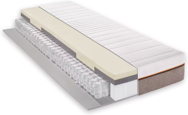 BeCo LatexTouch Taschenfederkern Matratze mit Latex-Schaum und PUR, Breite: 80 cm, Länge: 200 cm - Bild 1