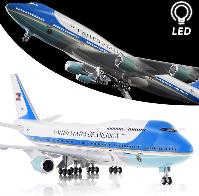 ZOCO Air Force One B747, Flugzeugmodell, Maßstab 1:1, Druckguss - Bild 1