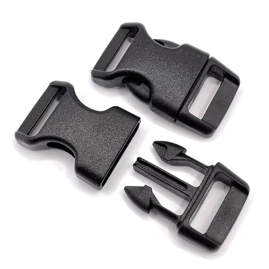 HSDOUBLE Kunststoff Gurtband mit Schnellverschluss-Schnalle in Schwarz, Breite: 1,5 cm - Bild 3