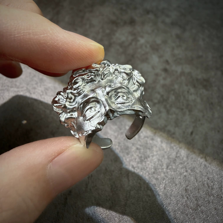 LENNIK Ring Kupfer, David, Verstellbar, Unisex - Bild 1