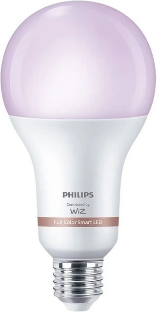 Philips Smart-LED-Leuchtmittel E27 RGB mit WiFi und dimmbarer Funktion, Farbe: Weiß, B/H: 8,3 x 16,3 cm - Bild 1