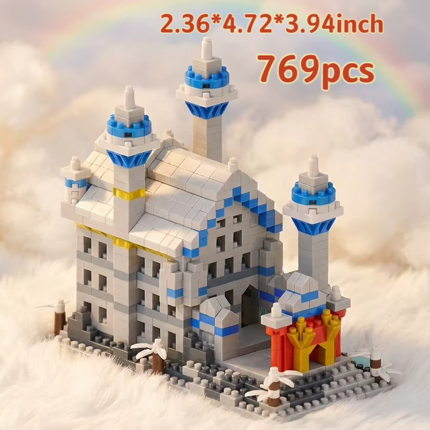 Little Swan Castle MOC, Mikrobausteine, Beijing City, Bunt / Mehrfarbig - Bild 2