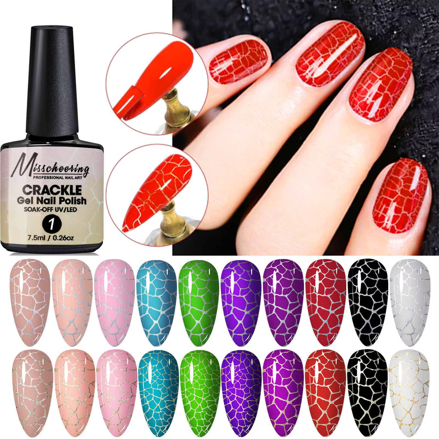 Misscheering Crackle Gel Nagellack, 02, Glänzend - Bild 2