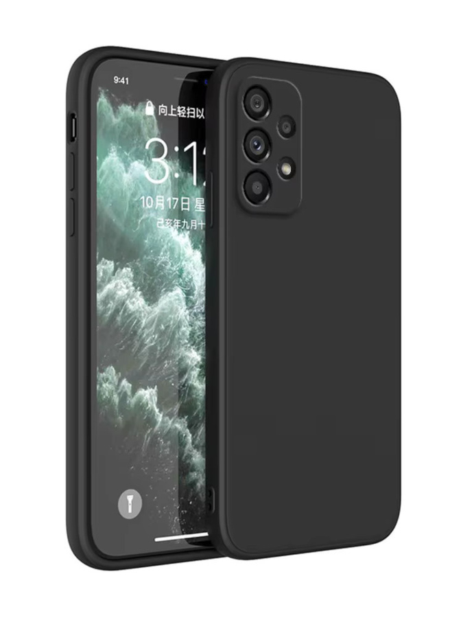 Matte Silikon-TPU Schutzhülle für Samsung Galaxy A-Serie (A12, A22, A32, A33, A42, A52, A53, A72, A73) 4G/5G in Blau oder Schwarz - Bild 2