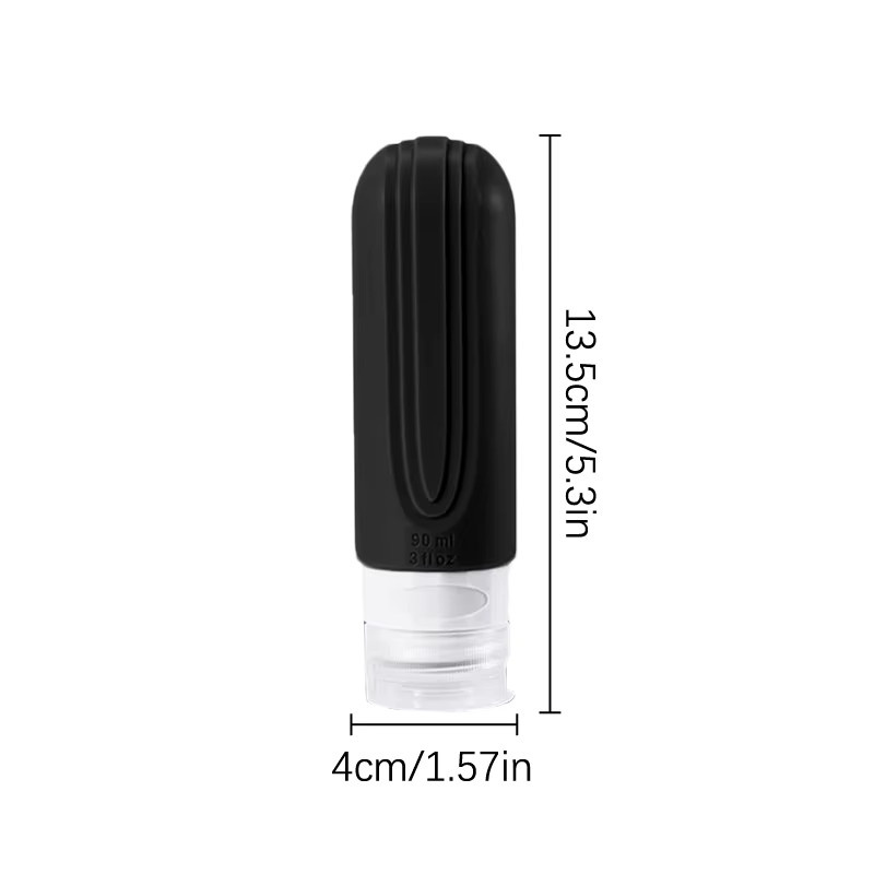 South Moon Kosmetik-Reiseset, Silikon-Reiseflaschen, 90 ml - Bild 3