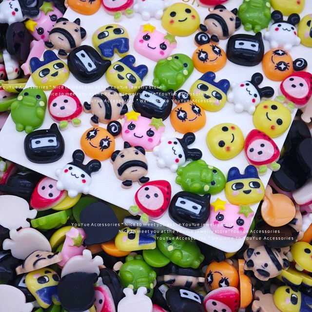 Bandai Tamagotchi, Mini-Nagelanhänger, 20-teiliges Set, Bunt / Mehrfarbig - Bild 1