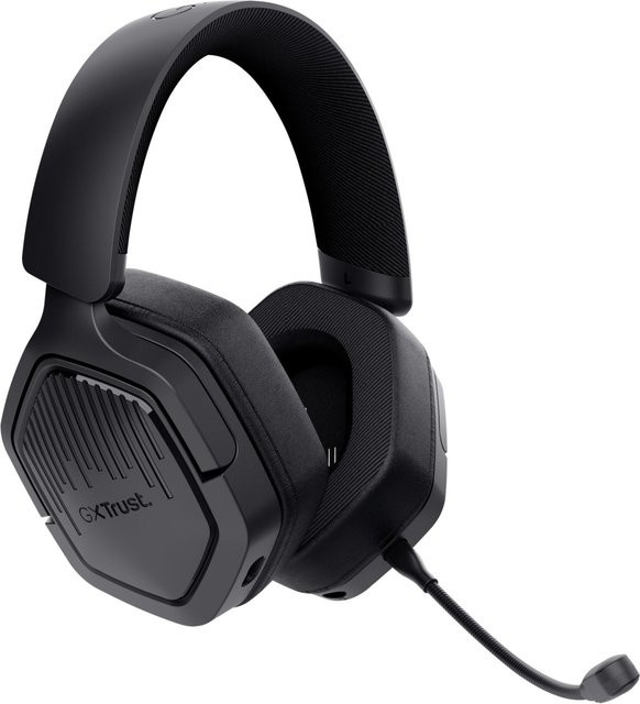 Trust GXT 493 Carus Drahtloses Multiplattform-Gaming-Headset Over-Ear Schwarz mit Bluetooth, USB-C und 3,5 mm Jack für PC, PlayStation und Nintendo Switch - Bild 2
