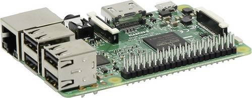 Raspberry Pi 3 B Einplatinencomputer mit 1 GB RAM und 4 x 1.2 GHz Prozessor in Grün - Bild 1