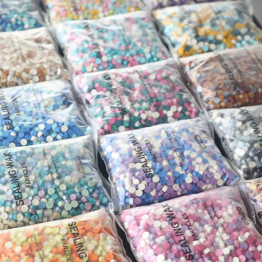 500g Versiegeltes Wachs in Mehrfarbig für DIY Stempel und Dekorationen von Hochzeitseinladungen und Briefen - Bild 4