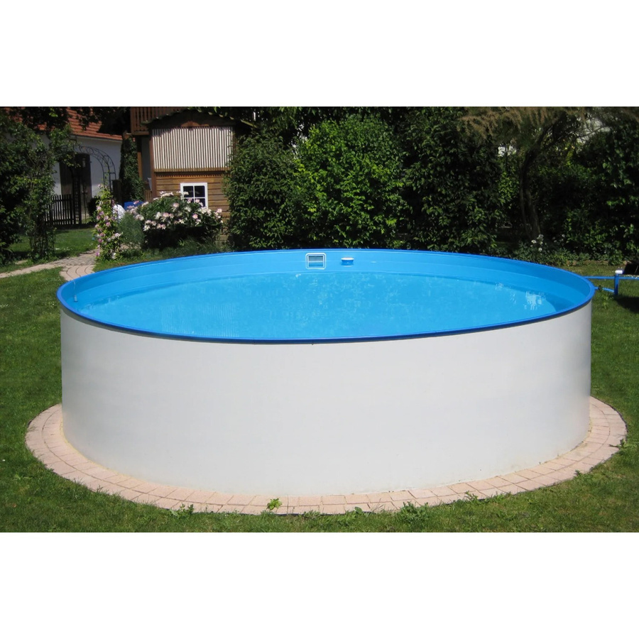 Summer Fun ALMERIA Stahlwand Pool-Set Aufstellbecken in Weiß, Durchmesser: 350 cm, Höhe: 120 cm - Bild 2