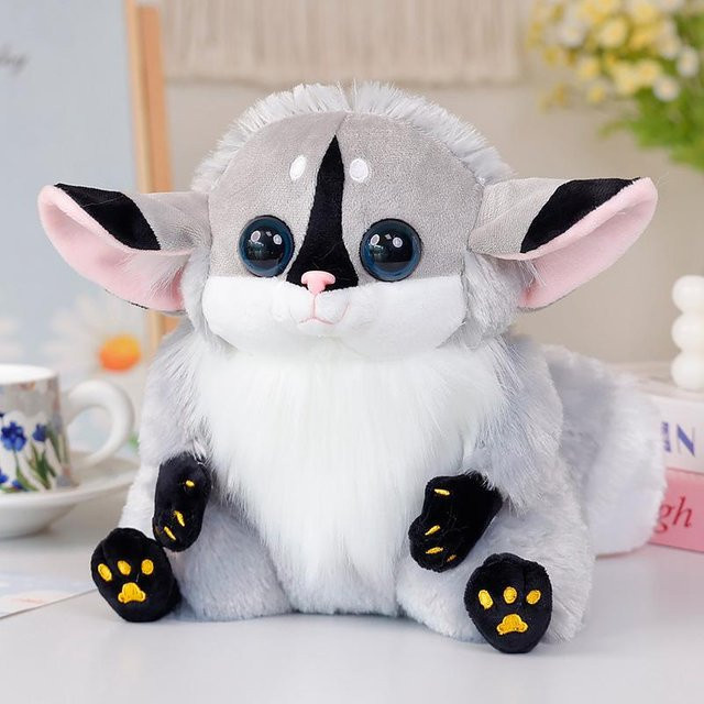 Lemur Plüsch Tier, graue Puppe, 22cm, ab 14 Jahre - Bild 1