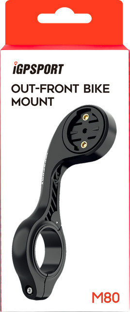 IGPSPORT M80 Erweiterte Fahrradhalterung in Schwarz für Scheinwerfer und Radcomputer wie Garmin Edge oder BSC200, BSC300 und IGS630 - Bild 1