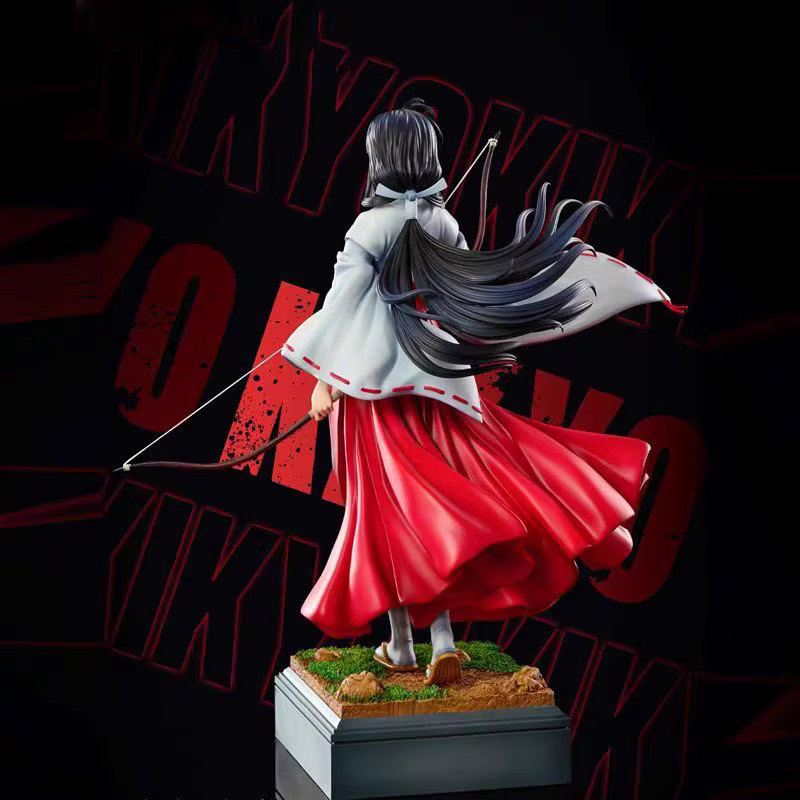 Bandai Inuyasha Kikyo Actionfigur, Anime-Statuen-Set, 32cm, Kunststoff - Bild 3