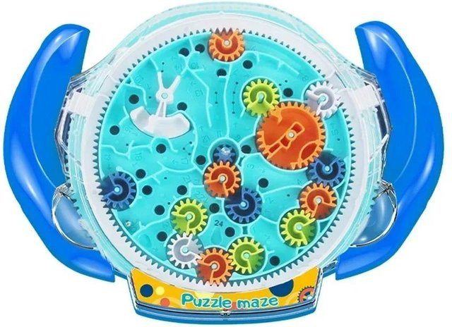 Binchi Outdoor Product 3D-Puzzle Zahnrad-Labyrinth, Blau, ab 3 Jahre - Bild 1