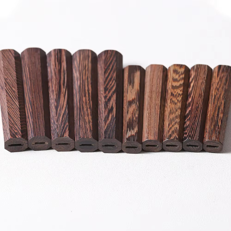 YIZEMA Achteckiger Kochmessergriff aus natürlichem Holz in Braun für DIY-Küchenmesser - Bild 3