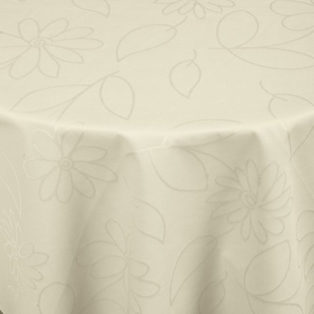 ERWIN M. Tischdecke Floralie rund, beige/mehrfarbig, Durchmesser: 140 cm - Bild 1