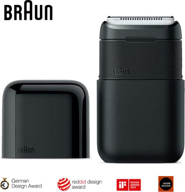 Braun Elektrorasierer Serie X M1012, Mini-Rasierer, Schwarz - Bild 1