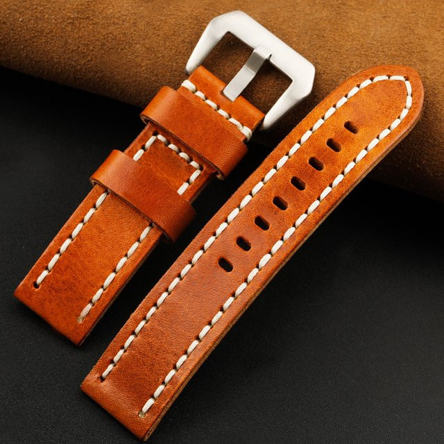 PSTARY Armband, Rindsleder, orange-gelb, Herren, Vintage - Bild 1