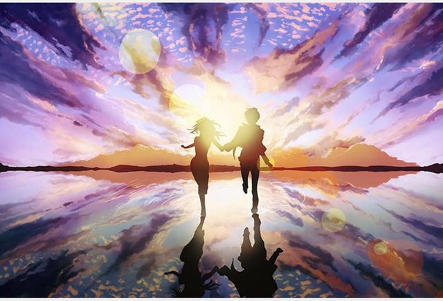 FIYO Diamant-Gemälde Run Lovers als Diamond Painting Set in Multicolor, B x H: 30 x 20 cm - Bild 1