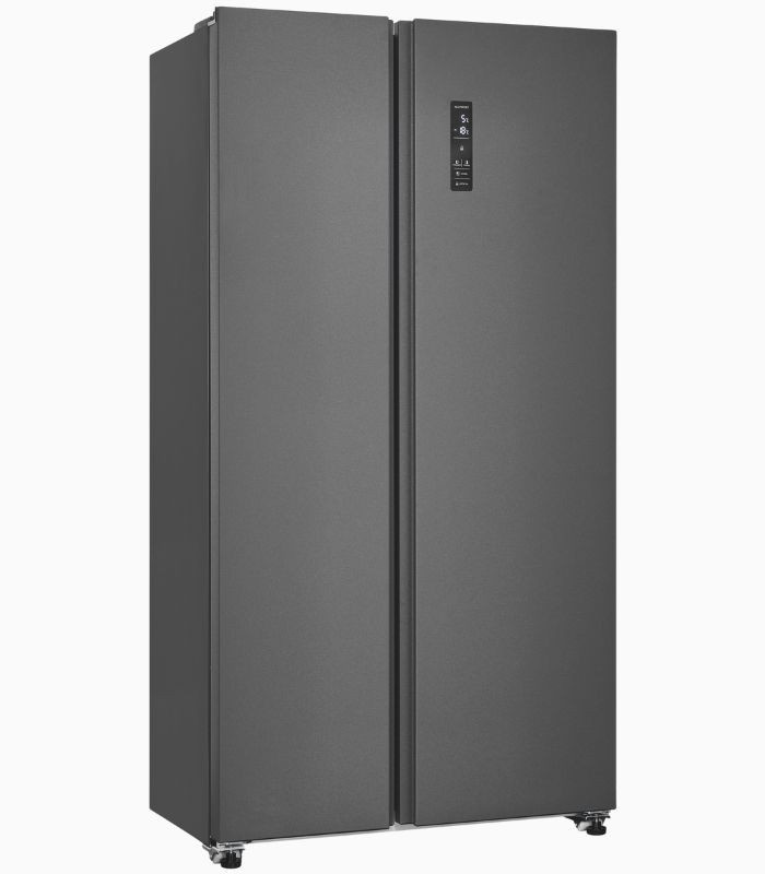 Exquisit Side by Side Kühlschrank SBS46-040E in Anthrazit mit No-Frost und Dynamic Cooling, H x B x T: 177 x 91 x 68 cm - Bild 3