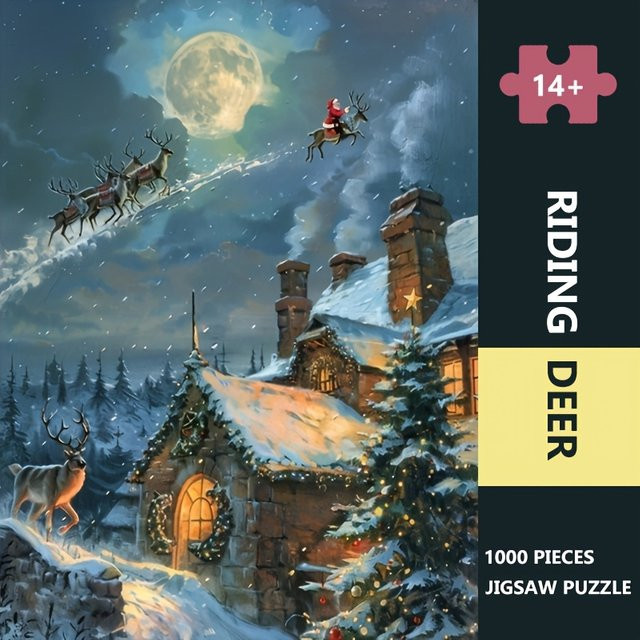 MaxRenard Reithirsch-Design, Puzzle, 1.000 Teile, ab 14 Jahren - Bild 1