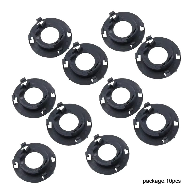 APMATAUTO 10er Set H7 LED Scheinwerfer Adapter Halterung in Schwarz für Hyundai Mistra, Tucson und KIA Carnival - Bild 3