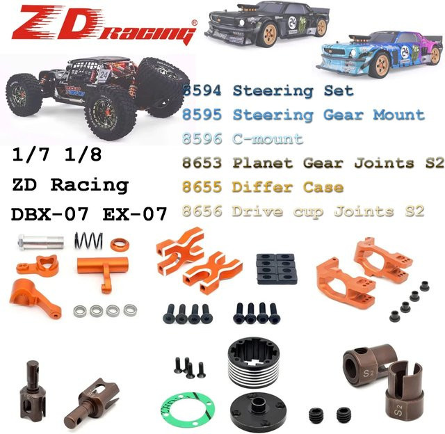 ZD Racing RC Auto Upgrade-Teile, Aluminium CNC Differentialgehäuse, 1:7 - Bild 1