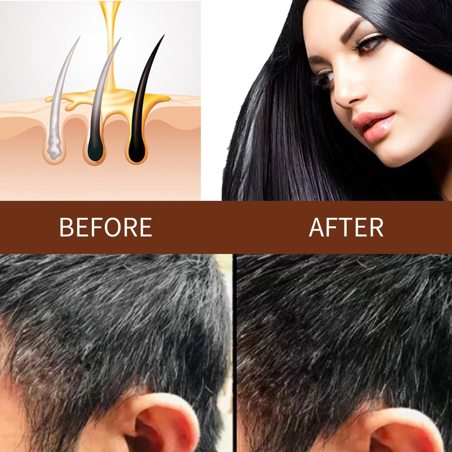 Liuxinyu Haarverdunkelungs-Shampoo, Damen, alle Haartypen - Bild 2