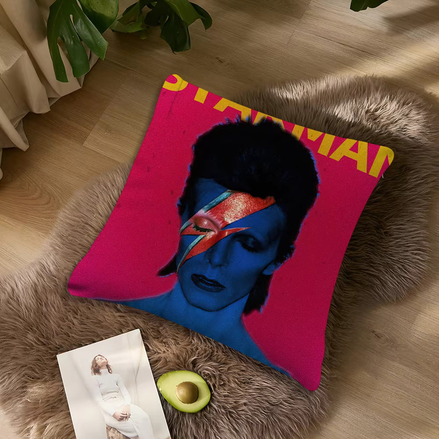Sänger S-David B-Bowie Kissenbezug für Sofa und Dekoration - Bild 6