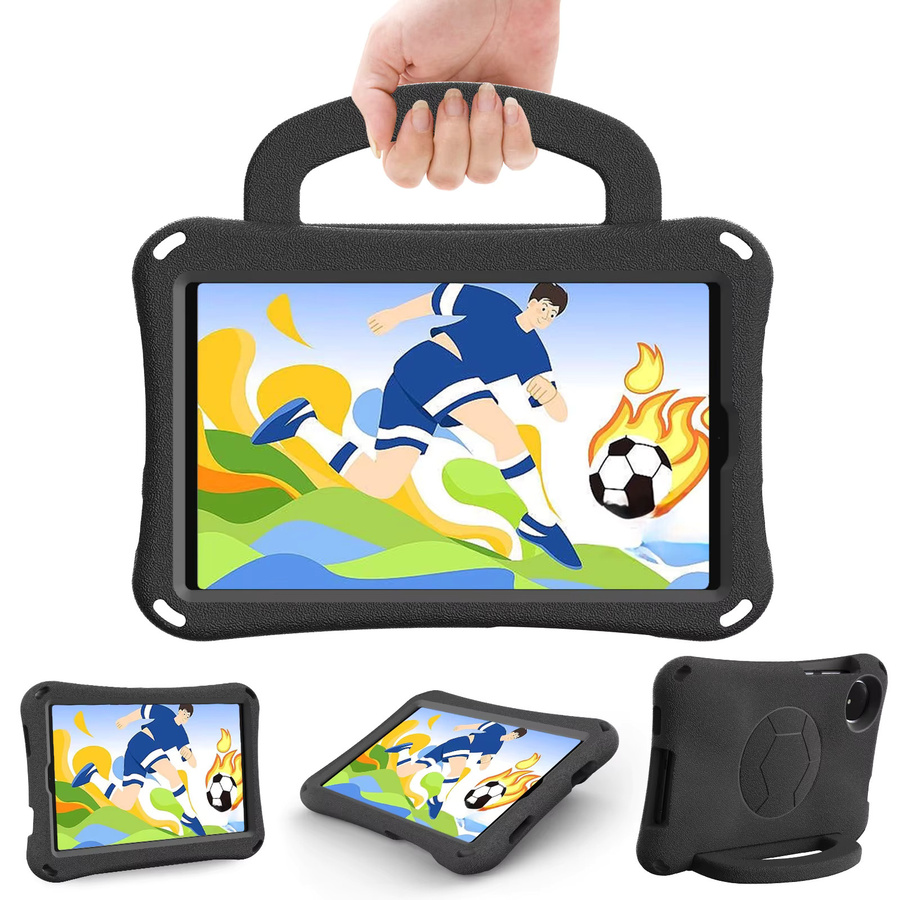 Fußball EVA Schutzhülle für Xiaomi Redmi Pad SE und Xiaomi Pad 5 6 Pro in Schwarz mit Standfunktion - Bild 2