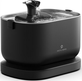 Petlibro Dockstream Batteriebetriebener Trinkbrunnen für Haustiere in Schwarz - Bild 1
