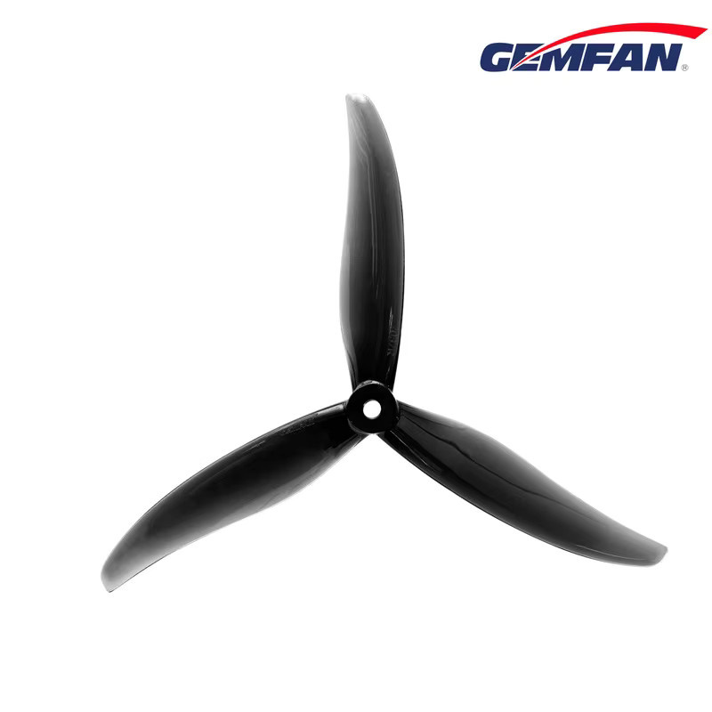 Gemfan FPV-Rennpropeller-Set, 3-Blatt, Fiberglas-Nylon, Schwarz - Bild 2