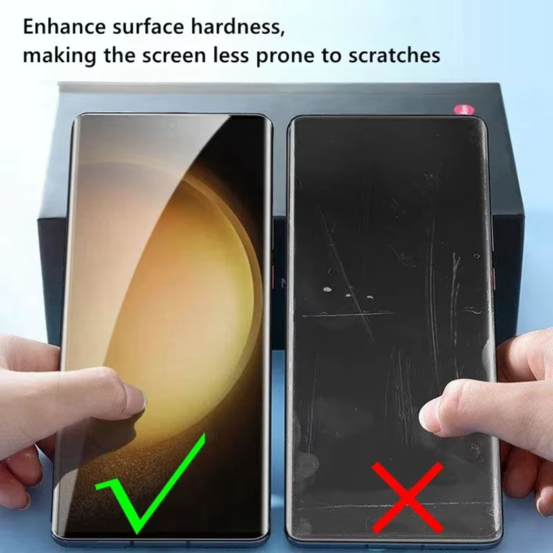 2er-Pack Keramikfolie Displayschutz für Samsung Galaxy S24, transparent - Bild 4