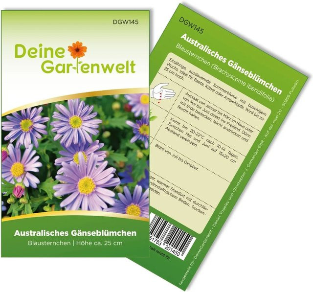 Deine Gartenwelt Australisches Gänseblümchen Blau Samen - Bild 1