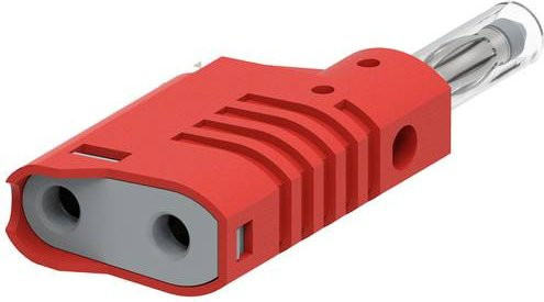 Electro PJP Bananenstecker 1089-CD1-R, gerade, Durchmesser: 4 mm, Rot - Bild 1