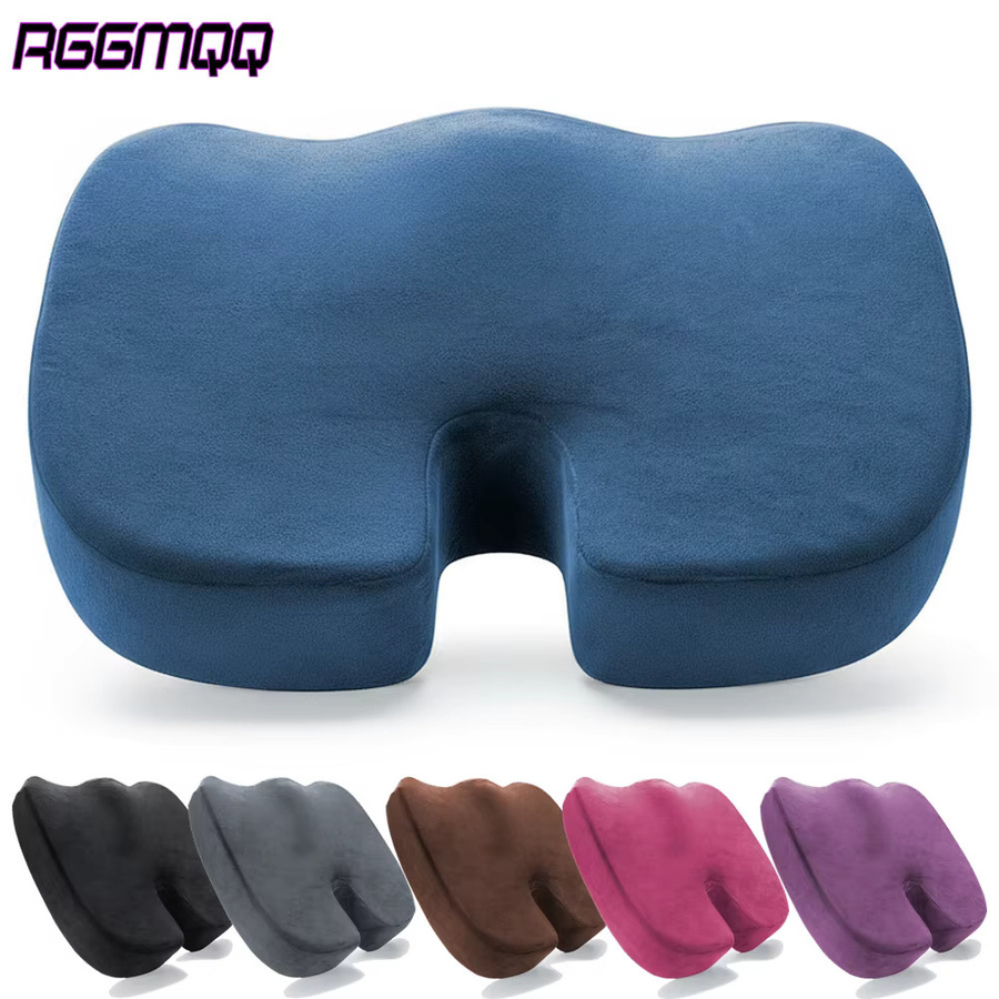 WEFITON Ergonomisches Sitzkissen und Rückenstütze aus Memory-Schaum in Rot für Bürostühle und Autositze zur Linderung von Steißbeinschmerzen und Ischias - Bild 5