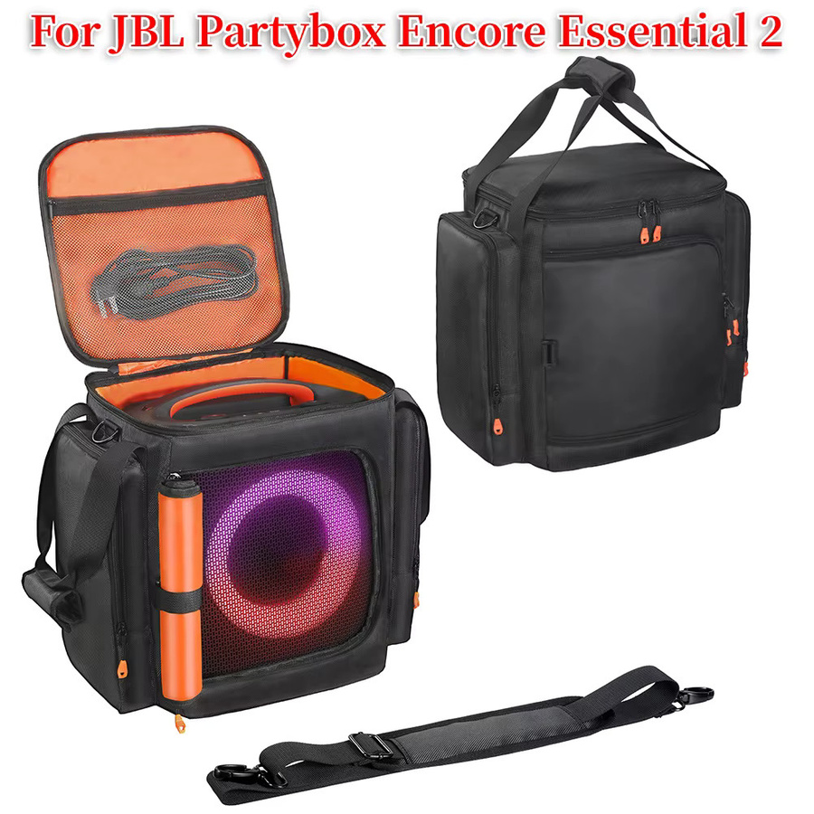 JBL Partybox Encore Essential 2 Schutzhülle, wasserdichte und stoßfeste Tragetasche in Schwarz - Bild 2