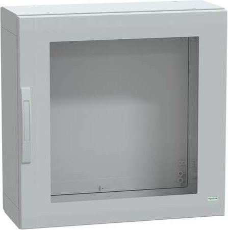Schneider Electric Polyester Gehäuse grau, IP65 verglast, B/H/T: 75 x 75 x 32 cm - Bild 1