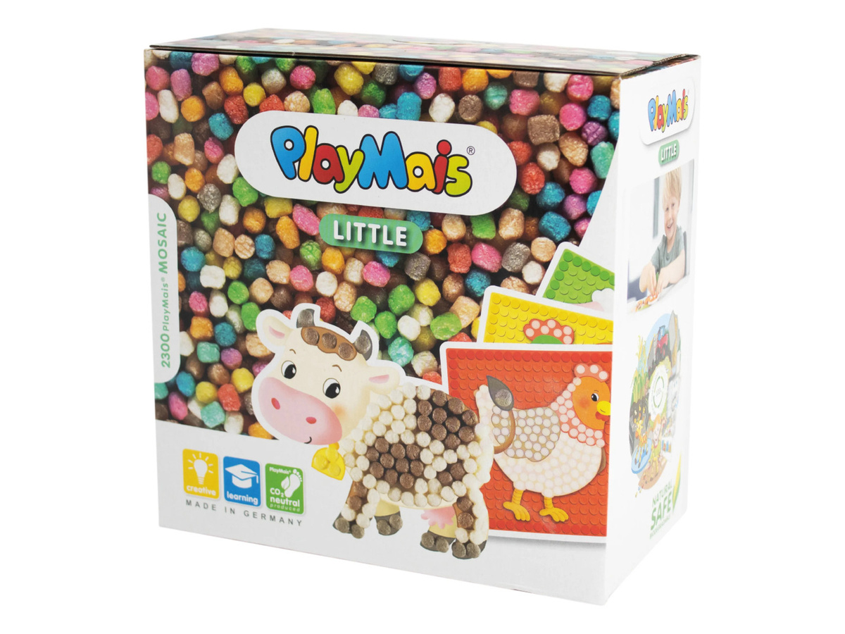 PLAYMAIS Little Mosaic Little Farm, mit farbenfrohen Motiven, ab 3 Jahre - Bild 2