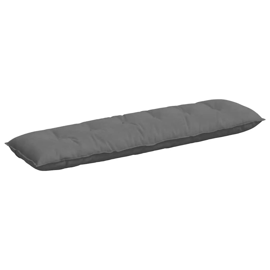 vidaXL Rückenkissen Dunkelgrau aus Mikrofaserstoff, B/H: 180 x 50 cm - Bild 2