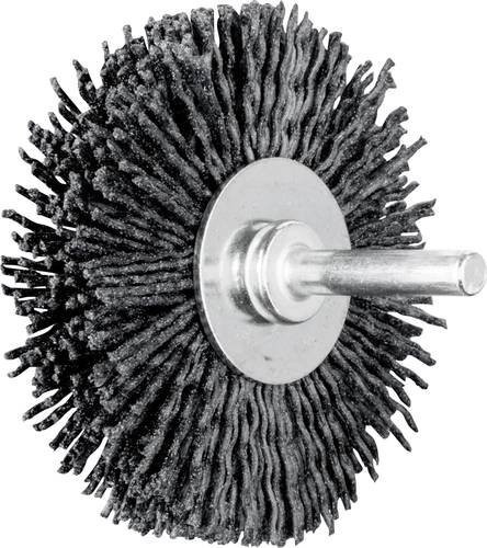 PFERD Rundbürste RBU ungezopft mit Keramik-Filament, Durchmesser: 70 mm, Schaft-Durchmesser: 6 mm, Korn 120, Farbe: Schwarz - Bild 1