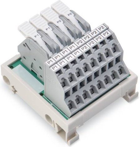 WAGO Potentialverteilermodul 830-800/000-315, 6 Stück, Grau - Bild 1