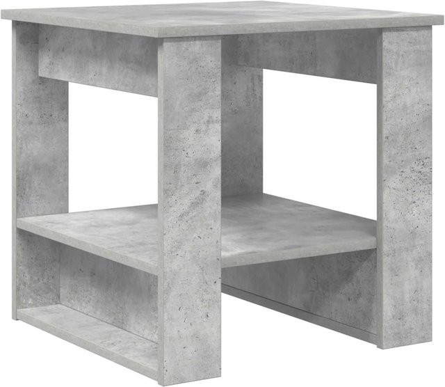 vidaXL Couchtisch in Betongrau aus Holzwerkstoff, modern und rechteckig, B/T/H: 51 x 50 x 50 cm - Bild 1