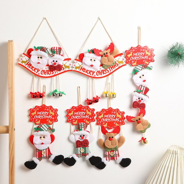 Runtowo Weihnachts-Türanhänger mit Weihnachtsmann für Weihnachten und Neujahr - Bild 1