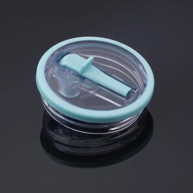 Stanley Auslaufsicherer Becherdeckel mit Spiral-Strohhalm für 40 oz Becher, Farbe: Turquoise - Bild 1