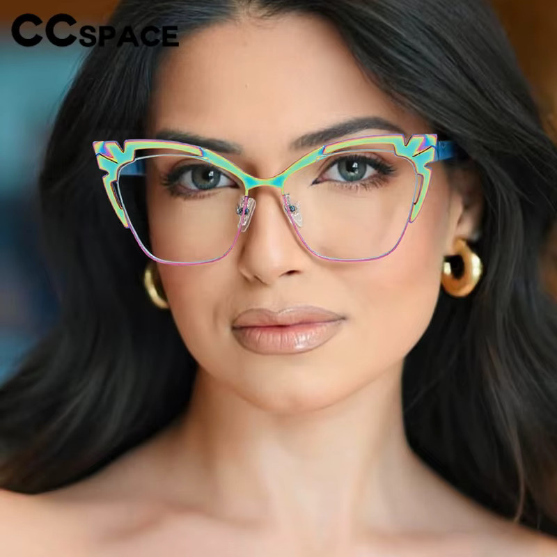 PIXCICO Lesebrille, Metall, Multicolor, Vollrand, Cat-Eye, Damen - Bild 2