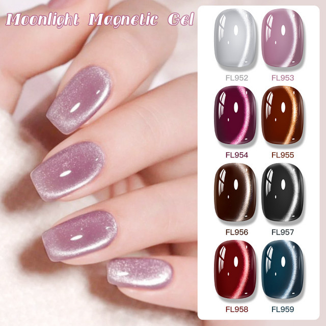 Four Lily Mondlicht Katze Magnetischer Gel Nagellack, 10 ml, Schimmernd - Bild 1