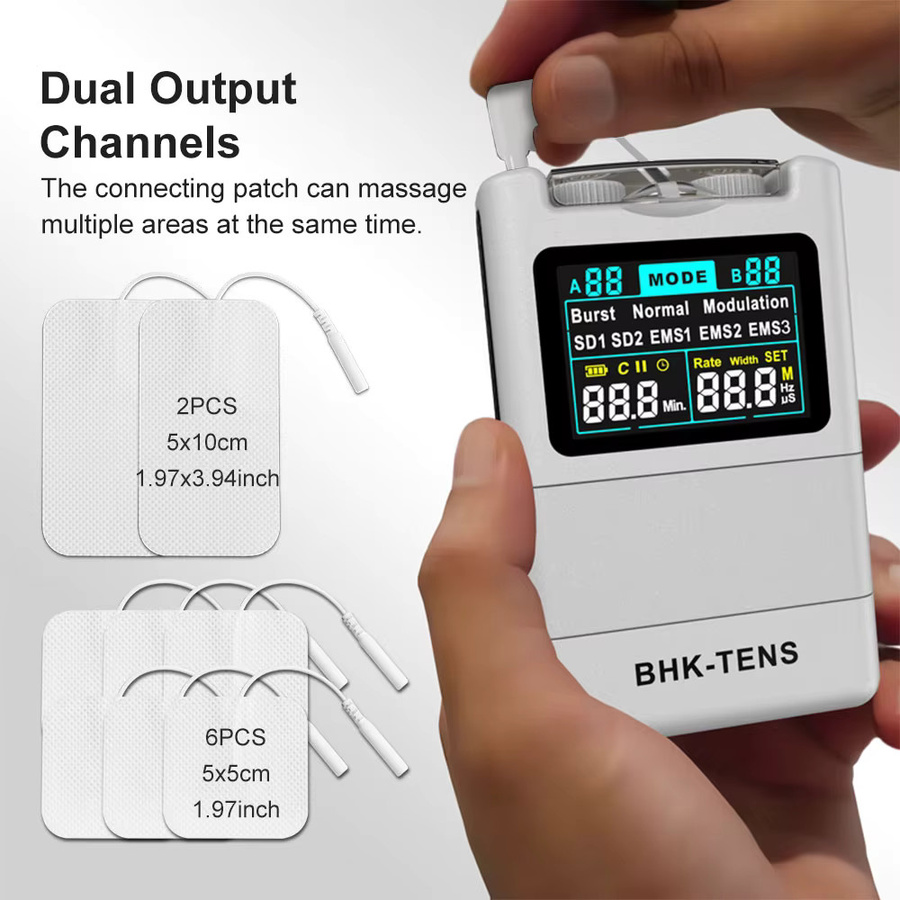 JBMBHC Digitales TENS-Gerät EMS-Massagegerät, Unisex - Bild 4
