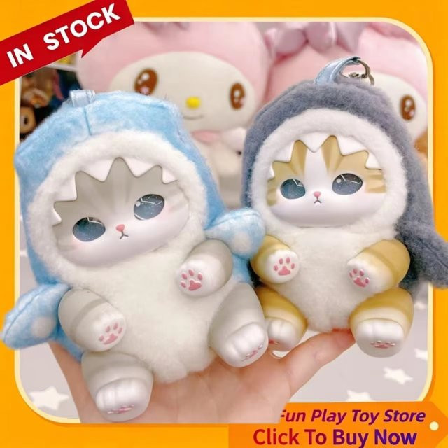52TOYS Mofusand Katze, Silikon-Plüsch Hängeornament, Einzelfigur - Bild 1